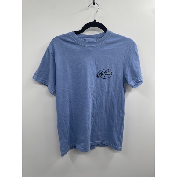 Kidsuper Script Pallate T-Shirt Men's S Blue Graphic Print 100% Cotton Boho NWT